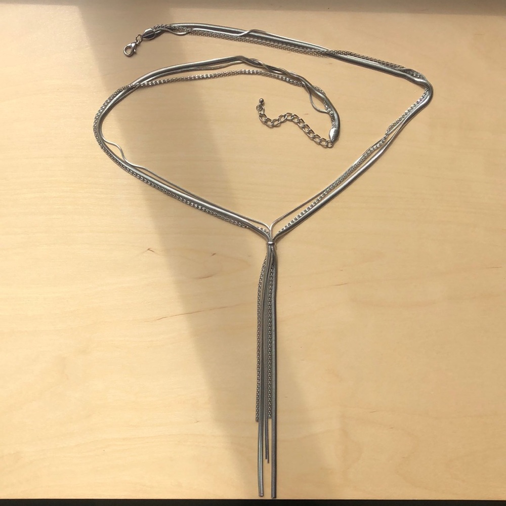 24in SERPENTINE NECKLACE Statement Piece